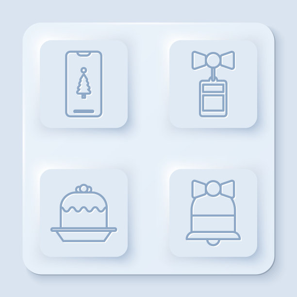 集线智能手机与礼品盒价格标签图片下载