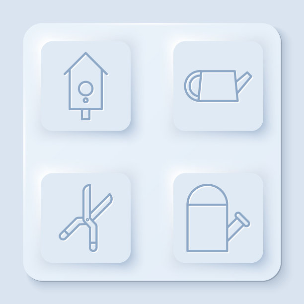 设置线复古墙手表浇水罐园艺图片下载