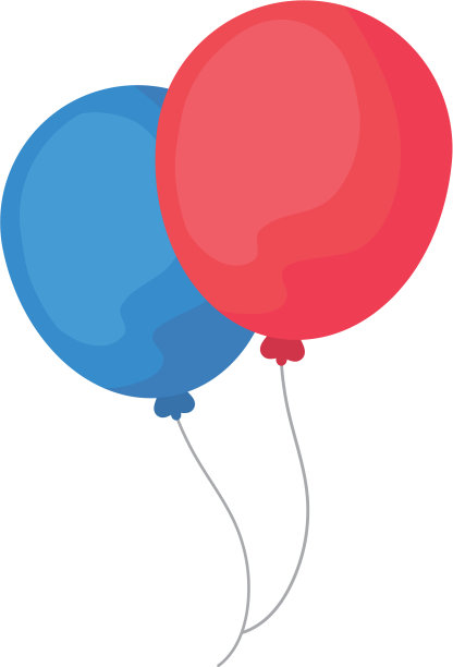 派对和庆祝气球设计图片下载