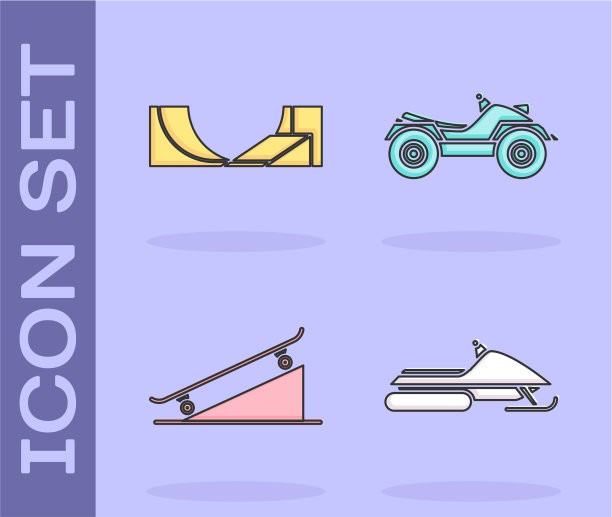 在街道上设置雪上滑板公园图片下载