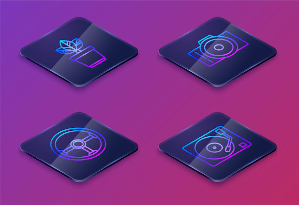 在花盆方向盘上设置等距线花图片下载