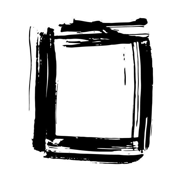框架或文本框垃圾纹理手绘图片下载