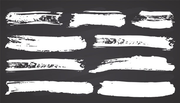 画笔笔触设置手绘垃圾纹理上图片下载