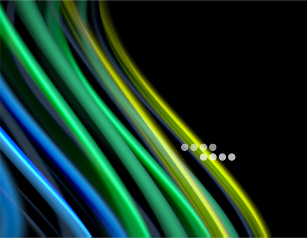 丝绸光滑的线条上的黑色液体液体的颜色图片下载