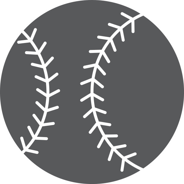 棒球图标孤立的白色背景图片下载