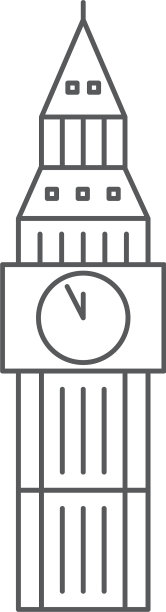 英国伦敦的大本钟塔纪念碑图片下载