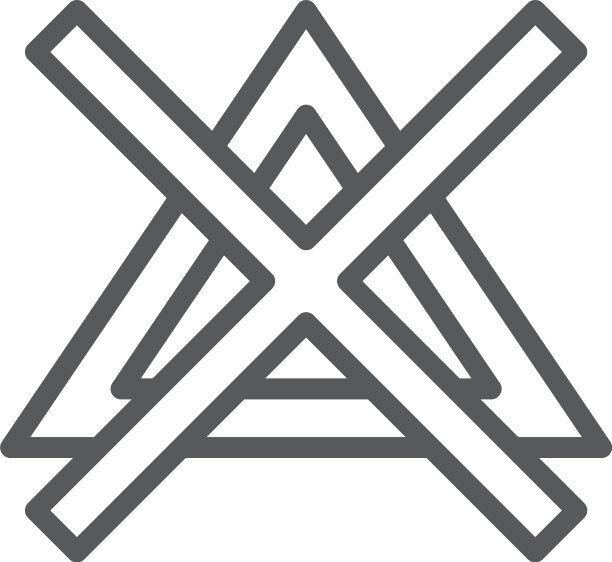 请勿漂白洗衣机标志（白色背景）图片下载