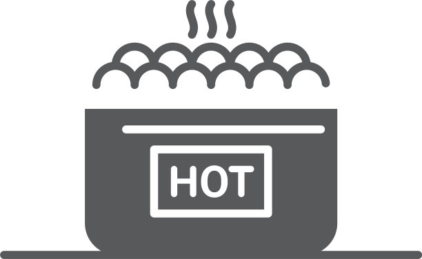 热的热的浴缸浴缸图标孤立的白色背景图片下载