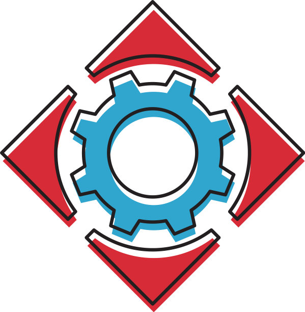 设置齿轮和箭头图标符号隔离图片下载