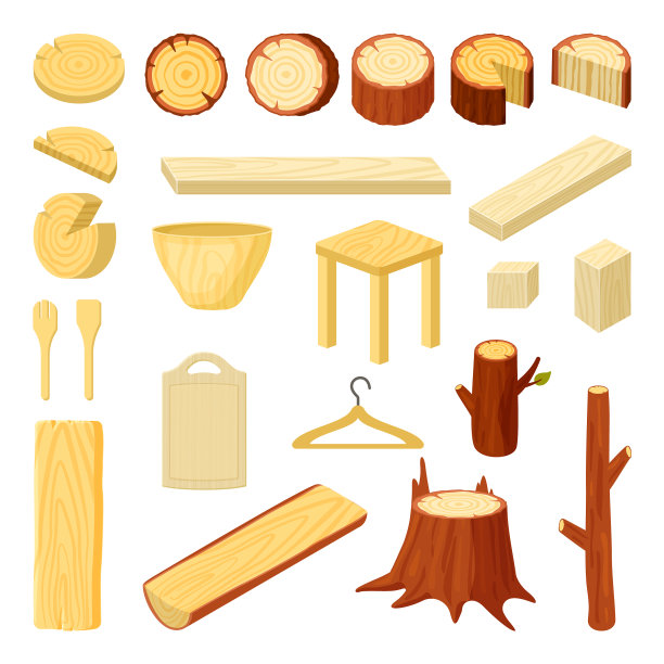 木制品:树枝、树干、树桩、木板图片下载