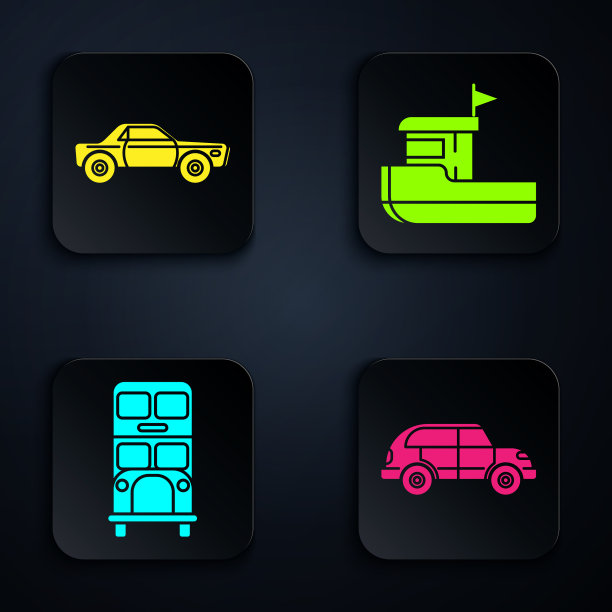 集掀背车、轿车、双层巴士图片下载