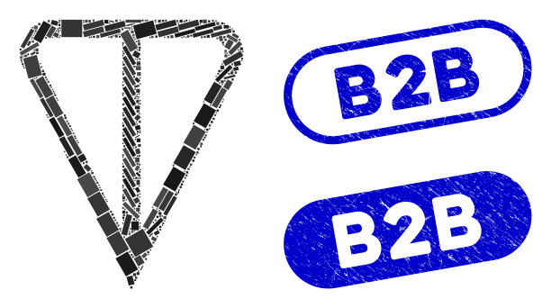 矩形拼贴吨币纹理B2B背景图片下载