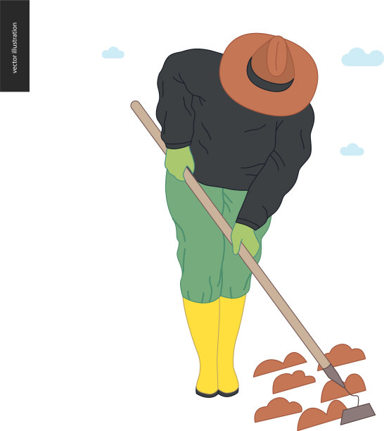 园艺人春天图片下载