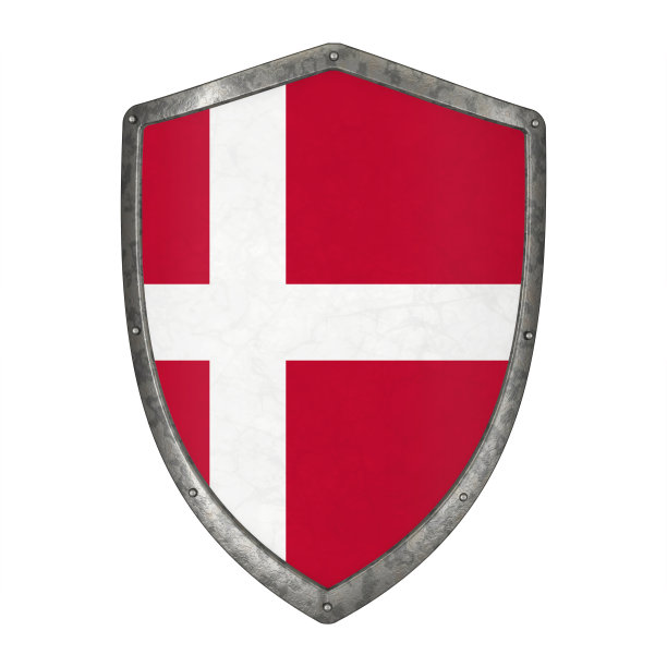 盾旗丹麦丹麦国徽国家形状图片下载