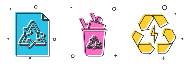 纸与回收站与回收站图片下载