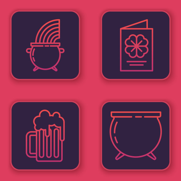 设行女巫大锅和彩虹木啤酒图片下载