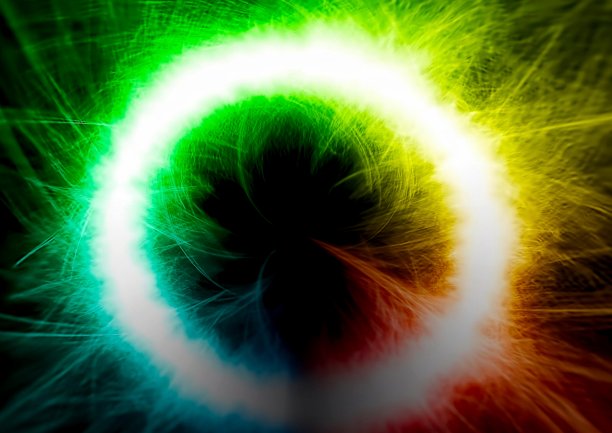 抽象多彩的光圈图片下载