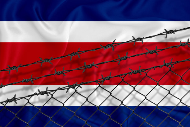 开发泰国国旗、铁丝网、铁丝网。移民孤立的概念。为你的文本。图片下载