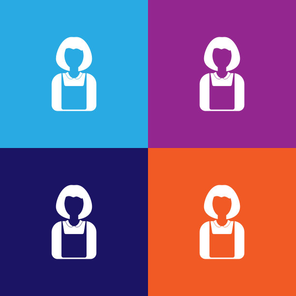 仆人图标的化身。元素的流行头像图标。优质的平面设计。标志，符号收集图标为网站，网页设计图片下载