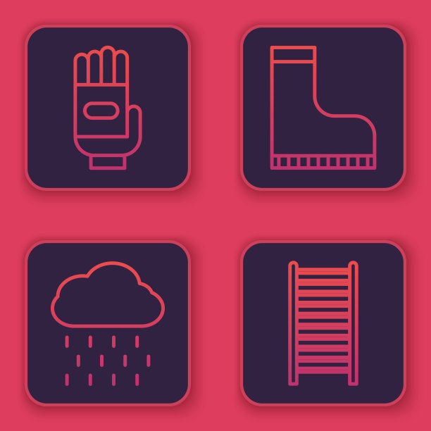 设线花园手套云与雨图片下载