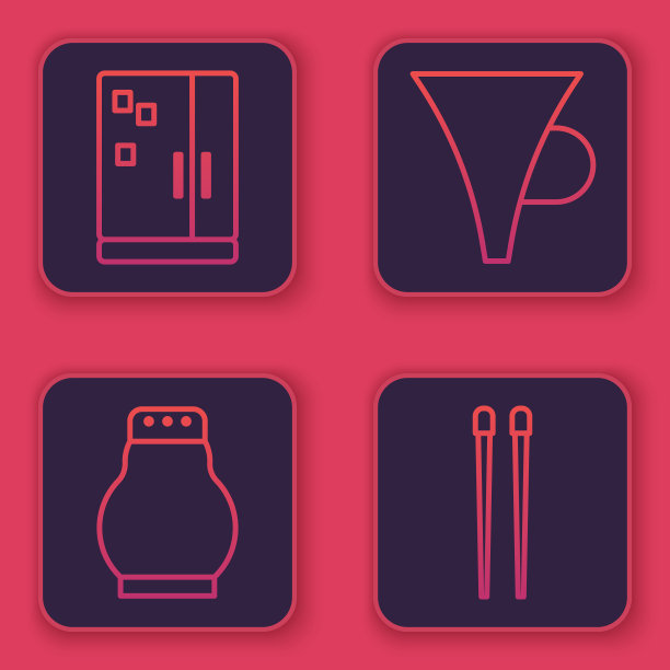 冰箱放盐和胡椒漏斗线或图片下载