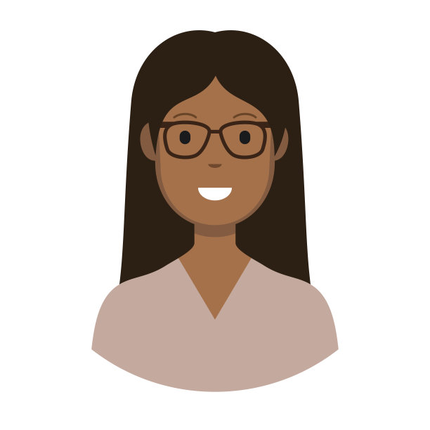 人脸阿凡达图标-社会网络的Profile -女人-矢量插图图片下载