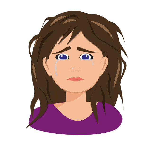 疲惫的抽象肖像在白色的背景。抑郁的女人观念。绝望的女孩感到焦虑、孤独。图片下载