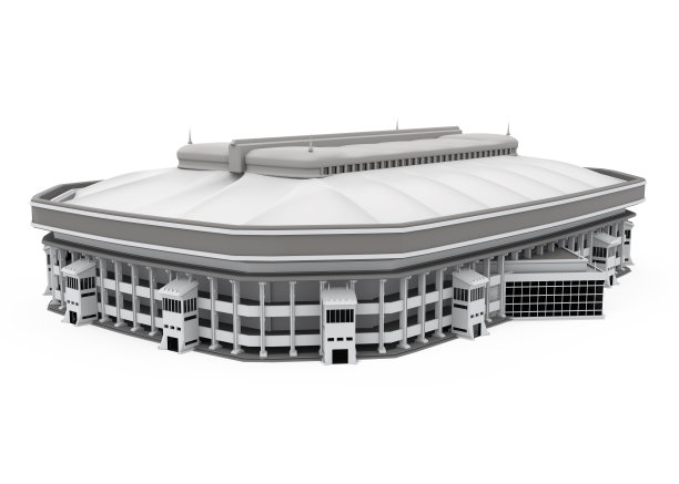 体育馆建筑孤立图片下载