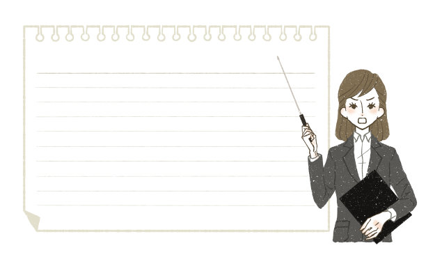穿西装的女人拿着笔记本解释图片下载