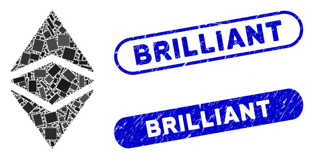 矩形马赛克以太坊经典与垃圾摇滚图片下载