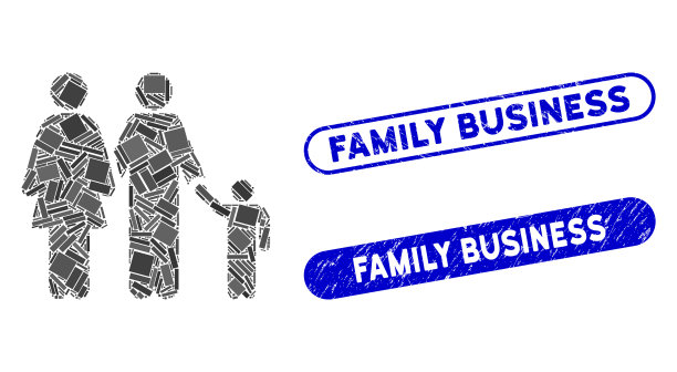 矩形马赛克家庭与刮花家庭图片下载