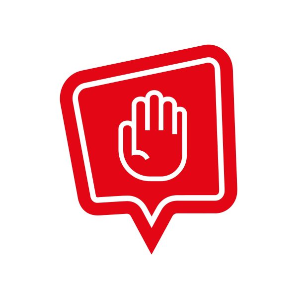 白色背景上的停止标志。矢量图标。图片下载