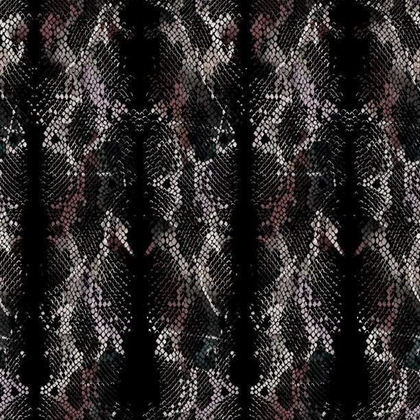 装饰动物蛇皮纹理无缝图案。抽象几何形状背景图片下载