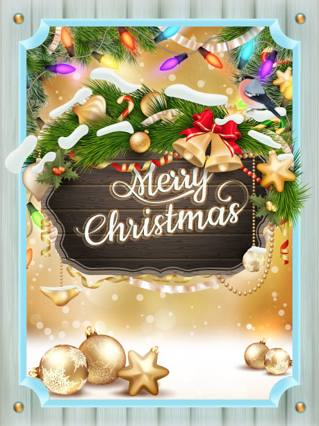 圣诞快乐卡。每股收益10图片下载