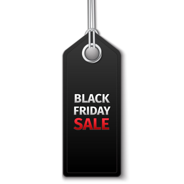 黑色星期五的促销标签。每股收益10向量图片下载