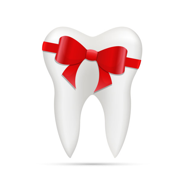 牙齿矢量设计插图孤立的背景图片下载