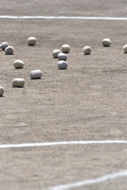 学校操场上的白球图片下载