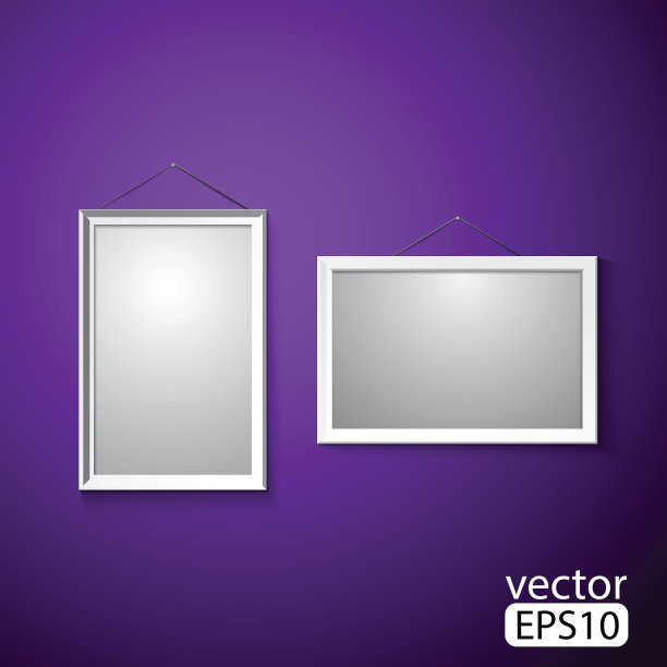 混凝土墙上的空白图片特写图片下载