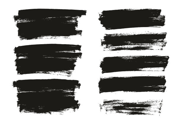 平面油漆刷薄全背景高细节抽象矢量背景混合集图片下载