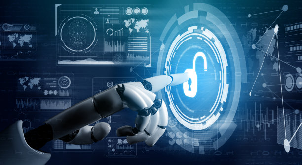 未来机器人人工智能概念。图片下载