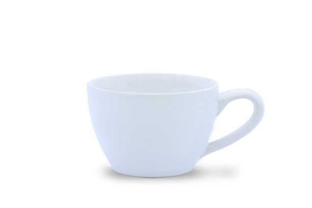 白色杯子孤立在白色图片下载