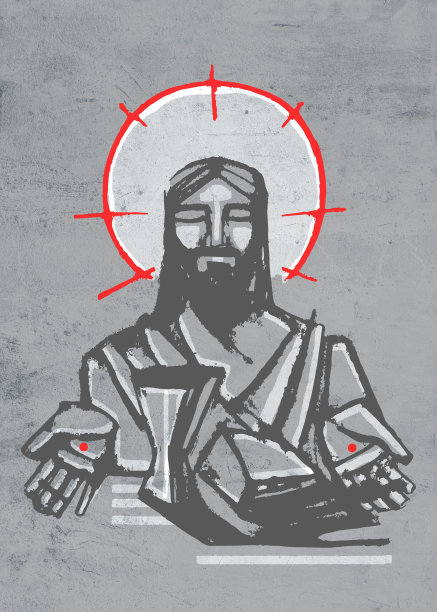 耶稣基督和圣餐符号图片下载