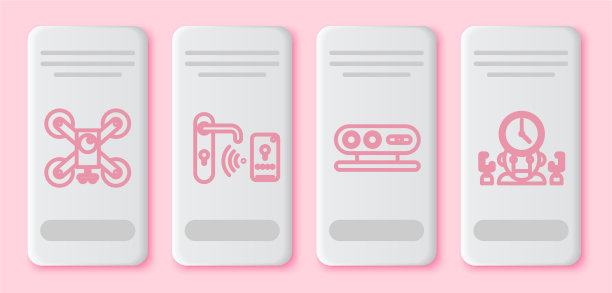 设定线无人机飞行与行动相机数码图片下载