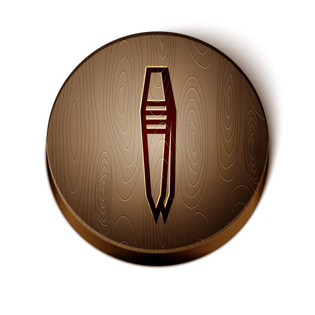 棕色线镊子图标孤立在白色图片下载