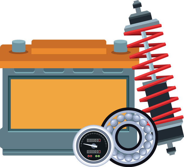 汽车蓄电池减震器及汽车配件图片下载