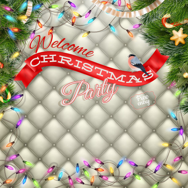 圣诞晚会海报。每股收益10图片下载