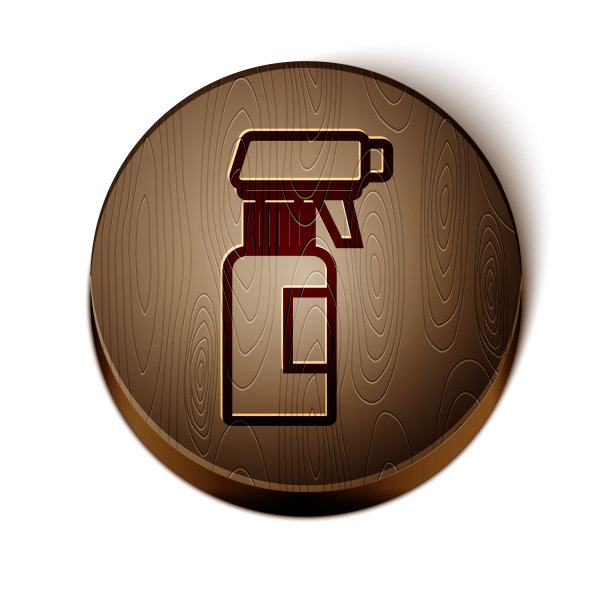 棕色线条的发型师用手枪喷瓶图片下载