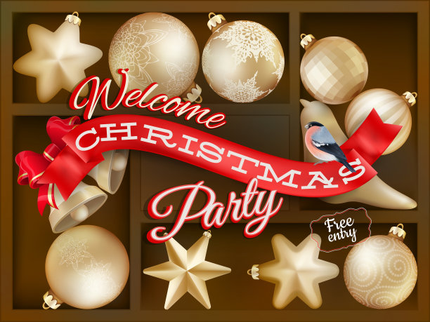 假日背景与红色的架子。每股收益10图片下载