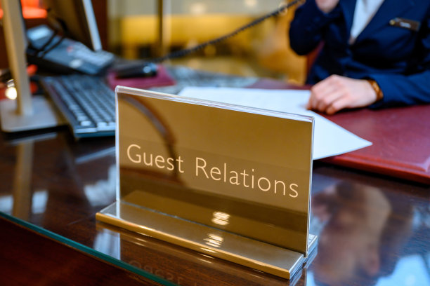 接待厅的客人关系服务台图片下载