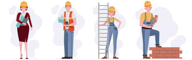 建筑工人设置图片下载